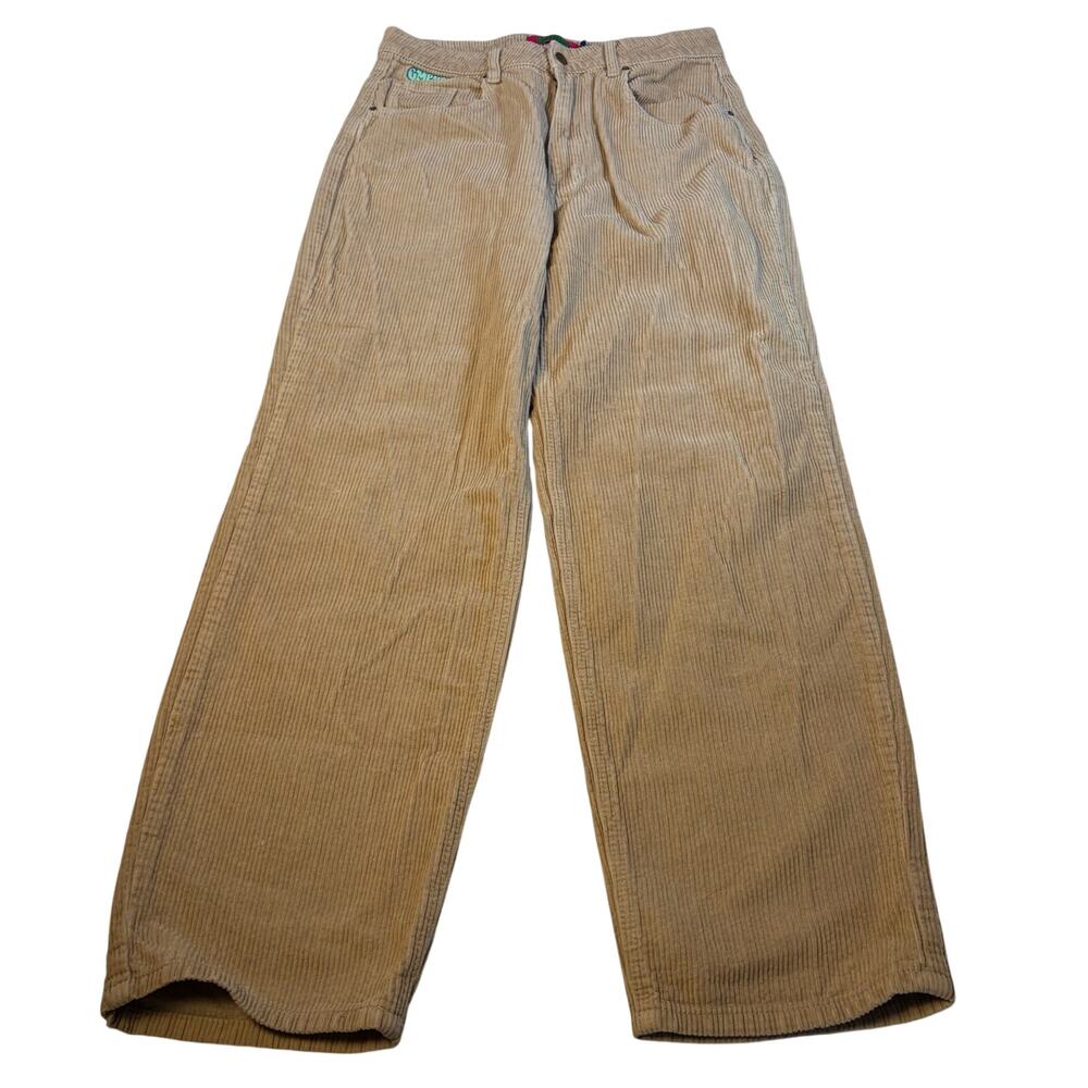 Empyre Womens Tori tan khaki corduroy straight leg pants. Size 9. Y2K, skater
